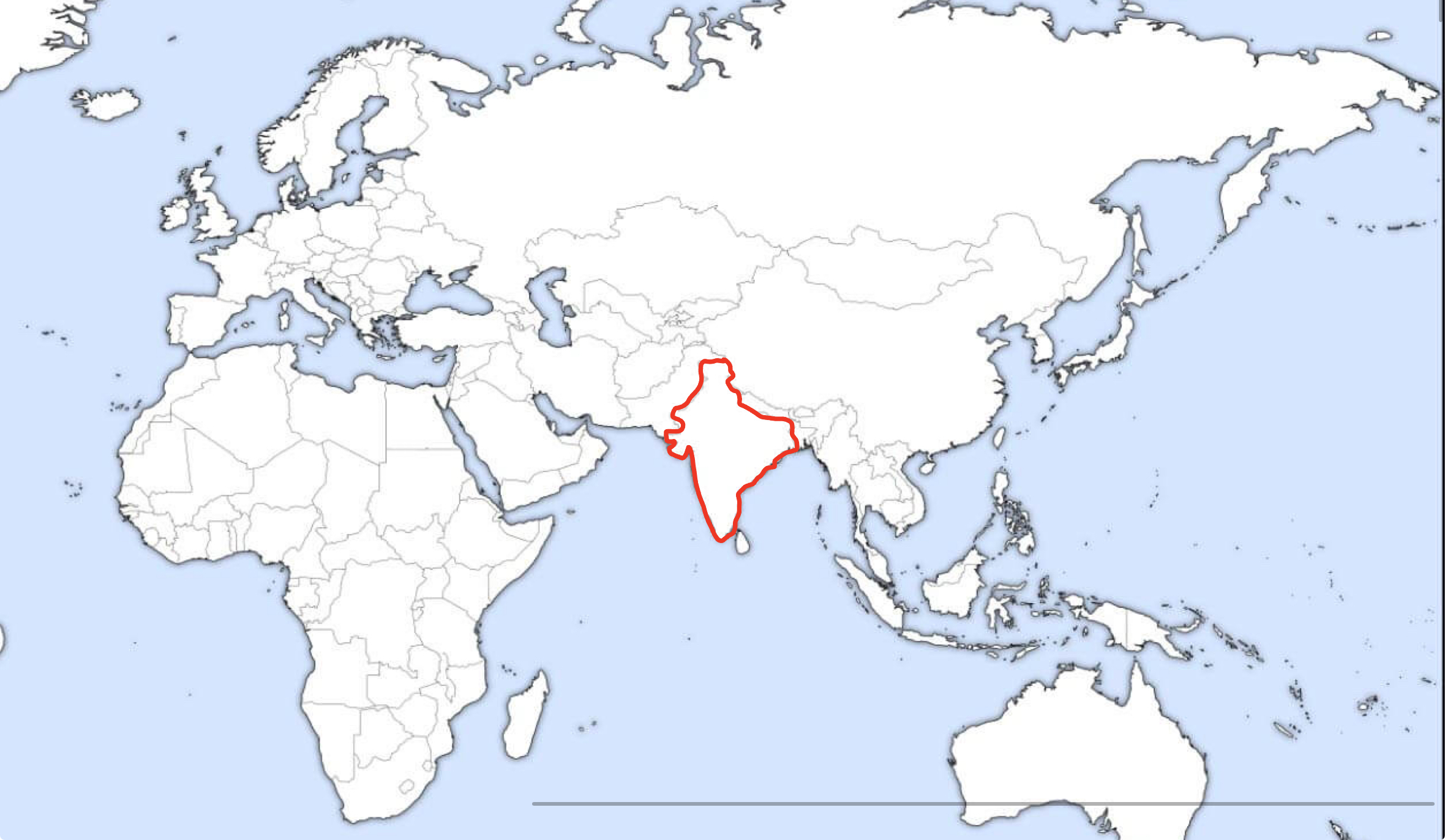 <p>Located Just west of China</p>