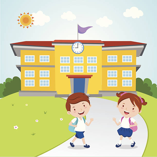 <p>Go to school (phr)</p>
