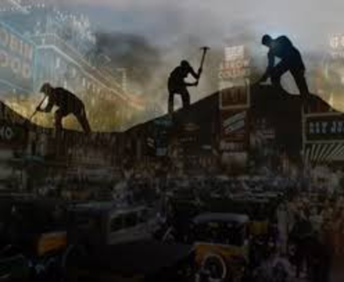 <p>- uses agricultural image to stress its barren nature through contrast</p><p>-ashes : symbolises death , the people who are condemned to live their are basically living death , shut from wealth and happiness</p><p>- inspired by T.S Elliot "the wasteland " which describes an environment like the valley</p>