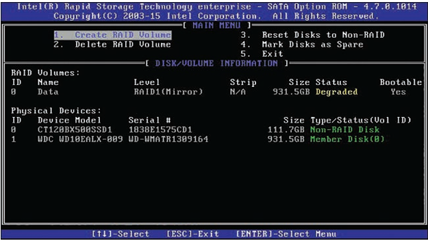 <p>Press Ctrl+I when the system first boots up. </p><p></p>