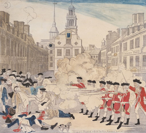 <p>Boston Massacre - 1770</p>