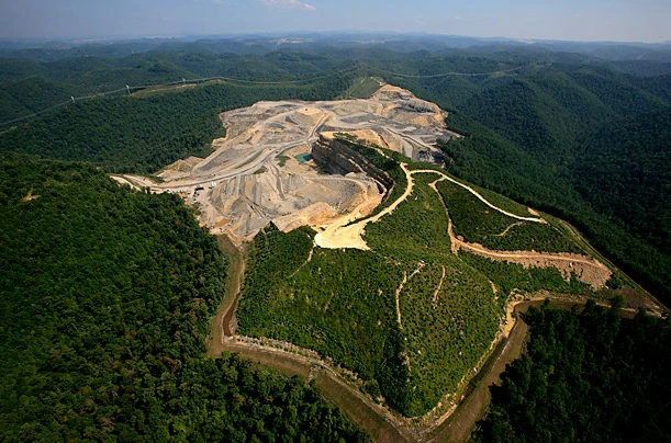 <p>mountaintop removal</p>