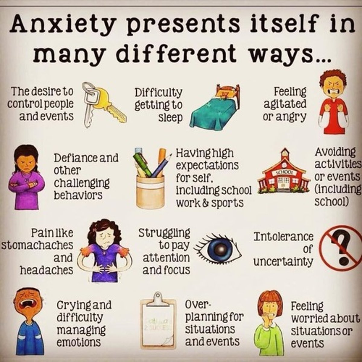 <p>Anxiety disorder with obsessions and compulsions.</p>