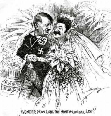 <p>Agreement between Germany and the USSR not to fight each other. They also agreed to divide Poland</p>