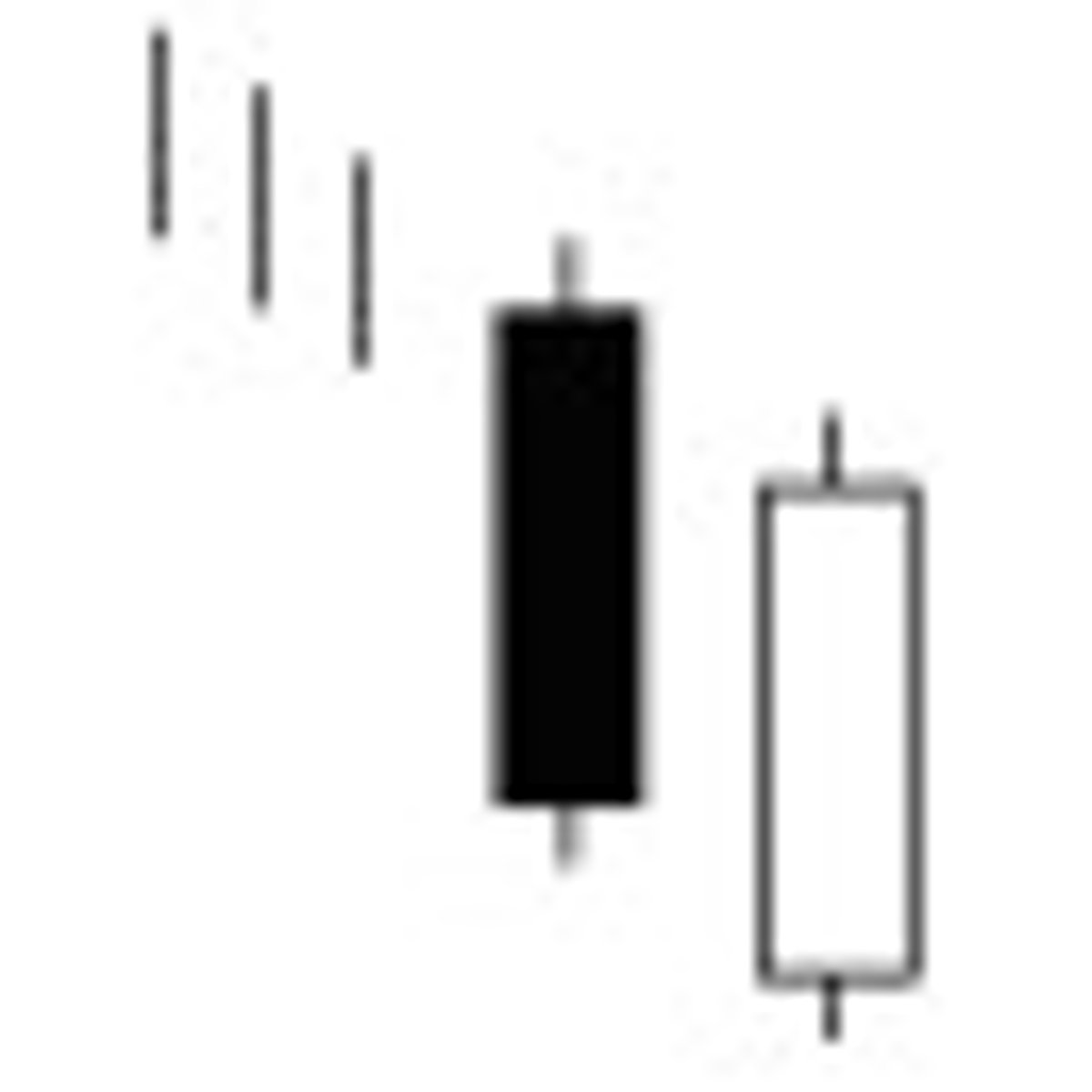 <p>A bullish two day reversal pattern. The first day, in a downtrend, is a long black day. The next day opens at a new low, then closes above the midpoint of the body of the first day.</p>
