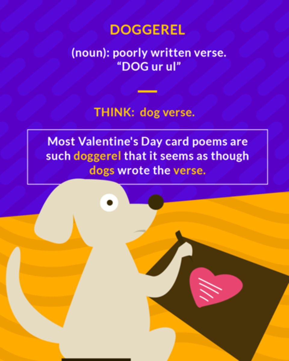 <p>poor verse; bad writing</p>