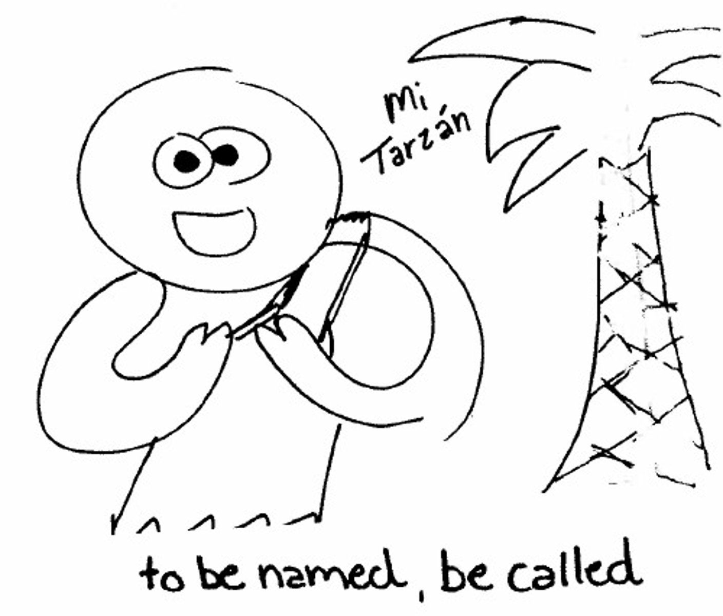 <p>to call oneself</p>