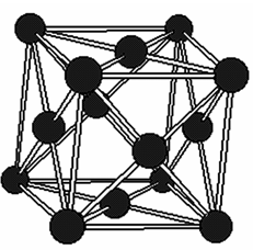 <p>cubique faces centrés (CFC)</p>