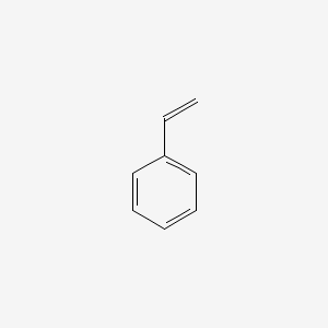 <p>Benzene with a vinyl substituent</p>