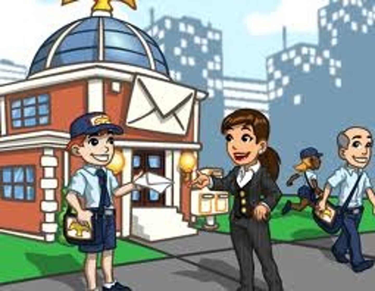 <p>(n): bưu điện</p>