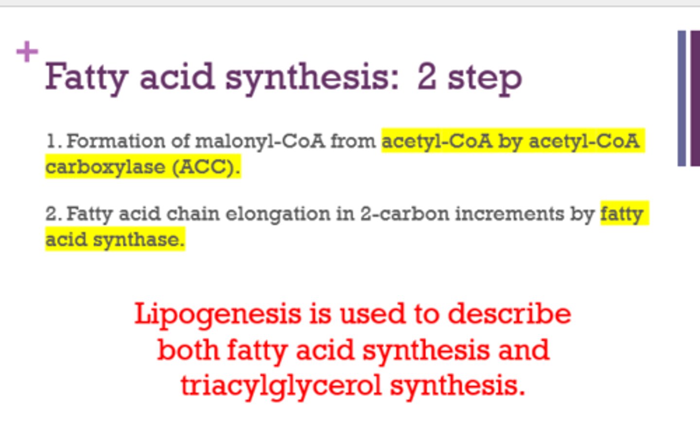 <p>fatty acid</p><p>TAG</p>