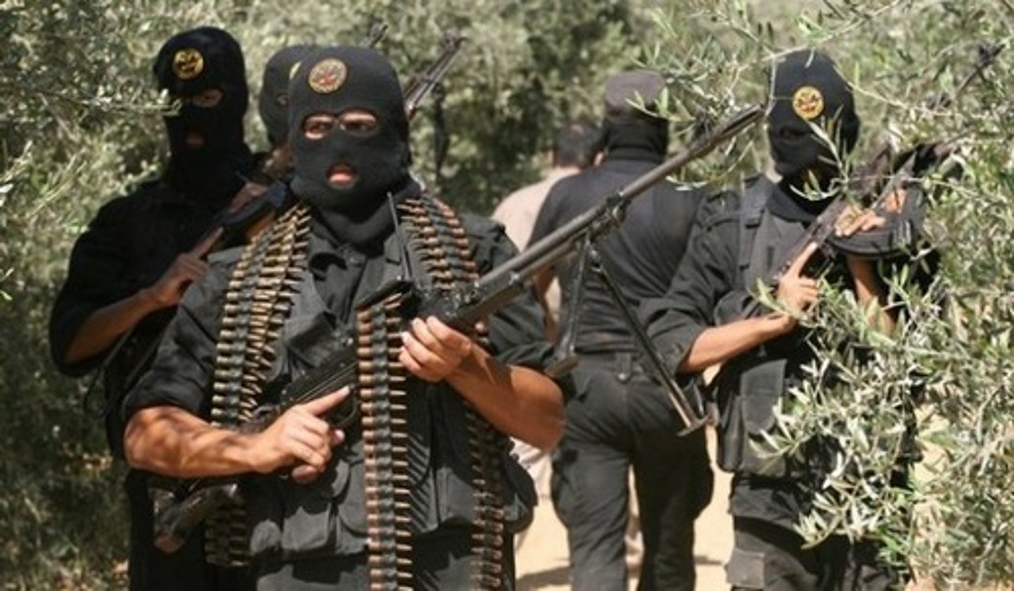 <p>small groups of loosely organized soldiers making surprise raids</p>