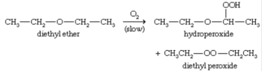<p>what ether reaction is present? </p>