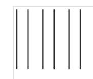 <p>we see three columns rather than seeing 6 individual lines</p>