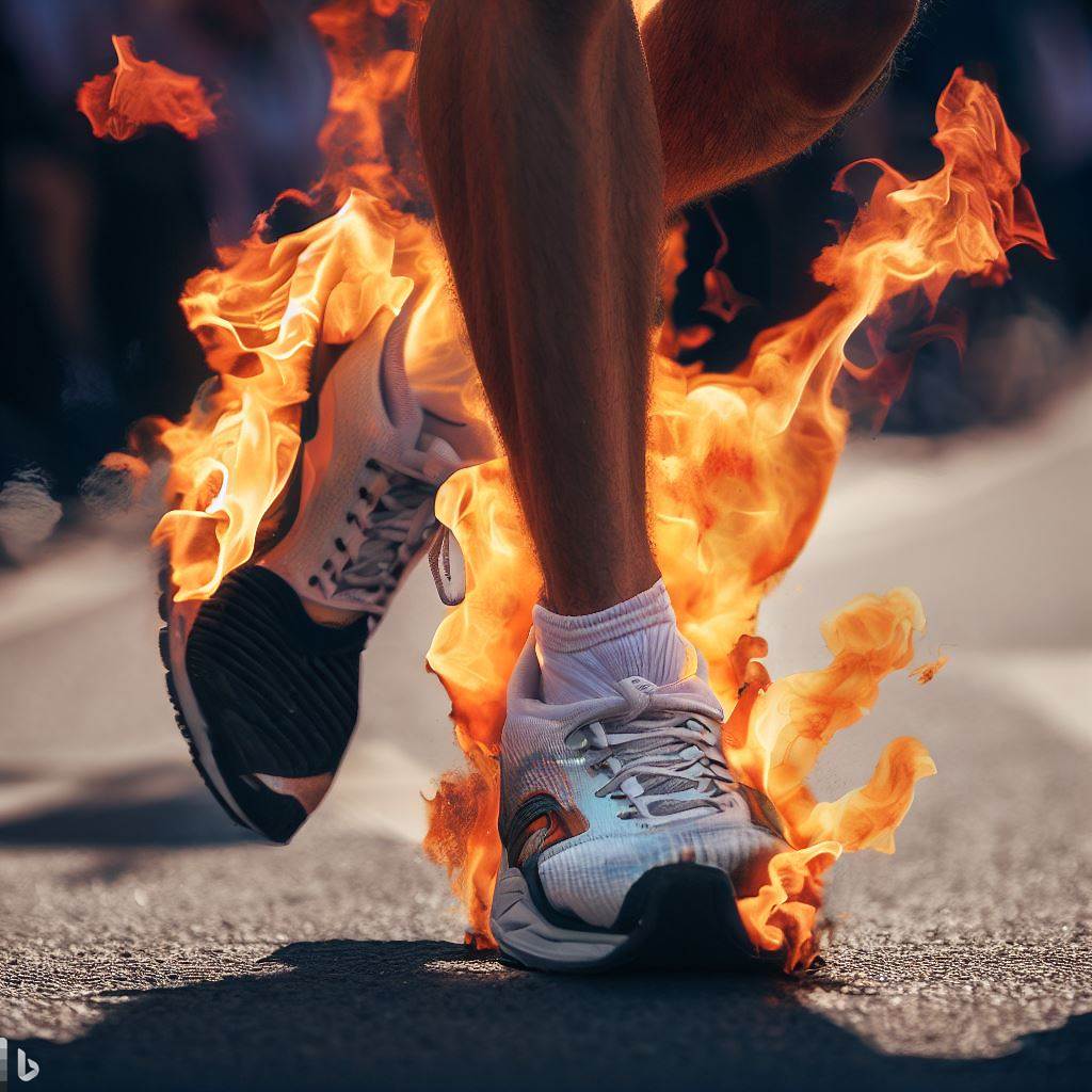 <p>運動選手はとても早く走りすぎて、靴が燃えた。 The _____ ran so fast that their shoes caught on fire.</p>