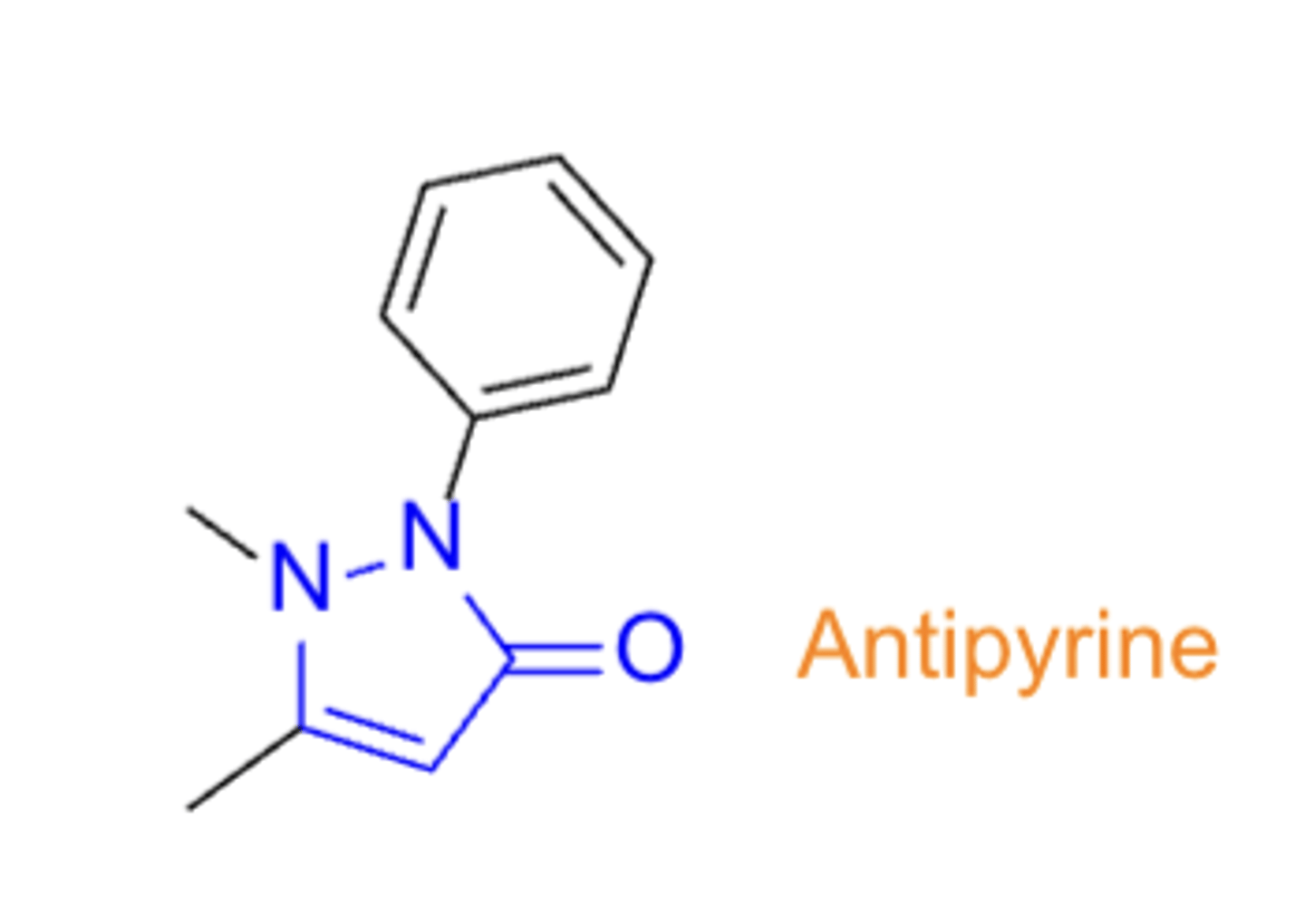 <p>- antipyrine</p><p>- not widely used</p><p>- no COOH group present, unlike other NSAIDs</p><p>- relatively selective to COX3</p>