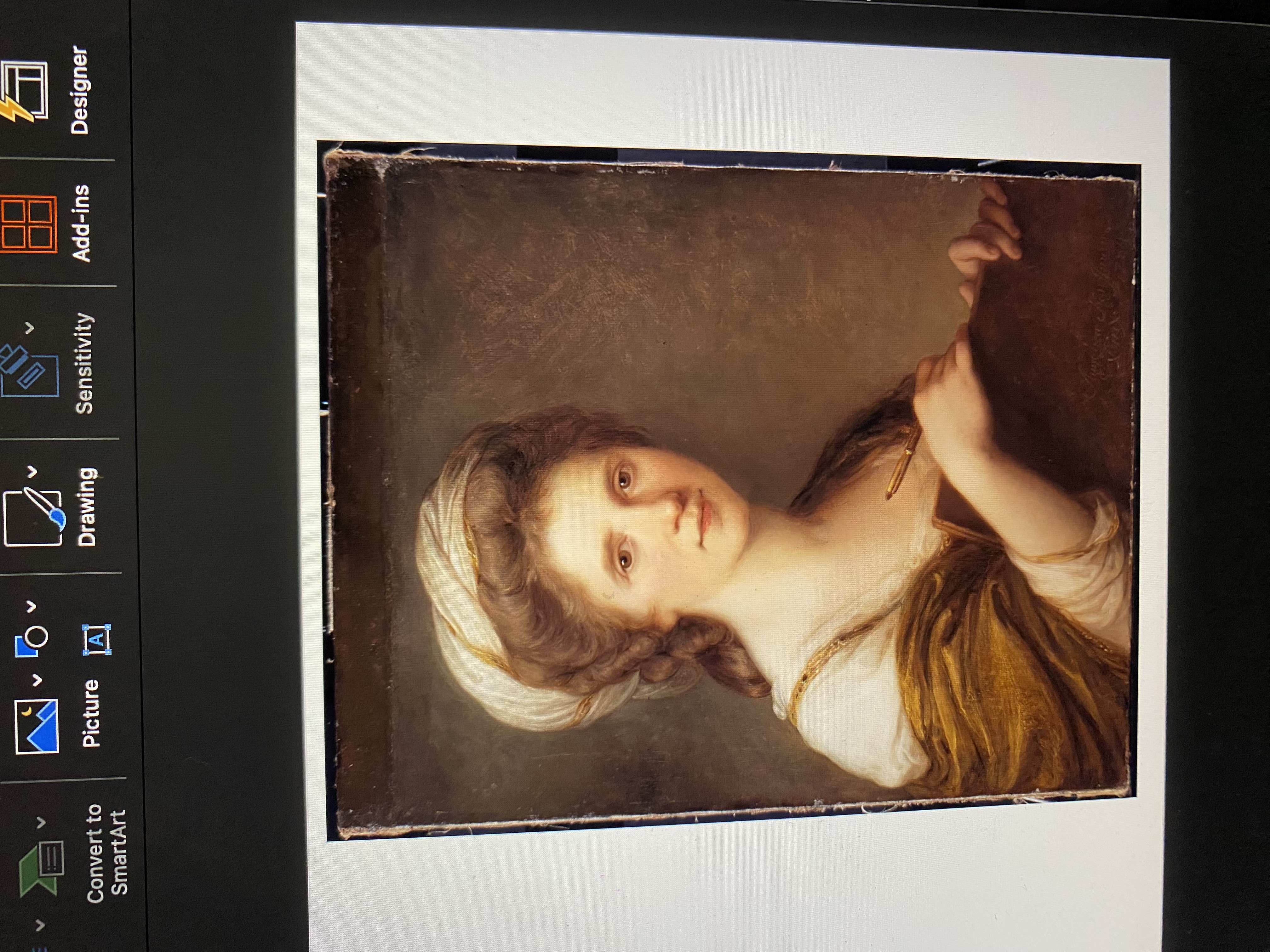 <p><span>Angelica Kauffman, Self Portrait, 1784</span></p>