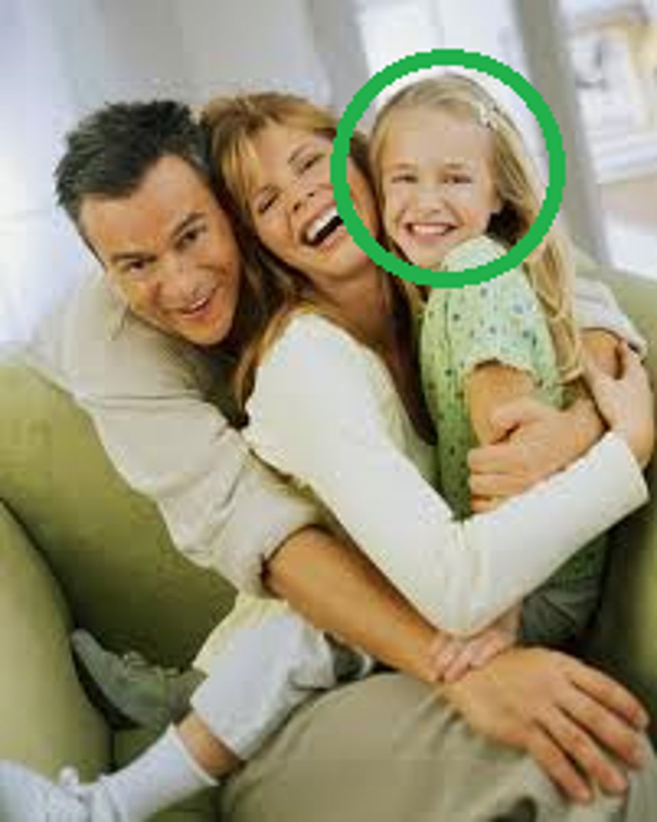 <p>the daughter, the girl</p>