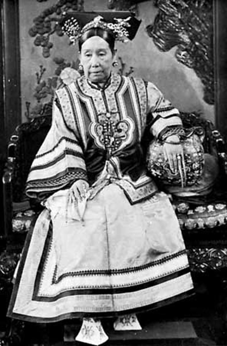 <p>Conservative dowager empress who dominated the last decades of the Qing dynasty.</p>
