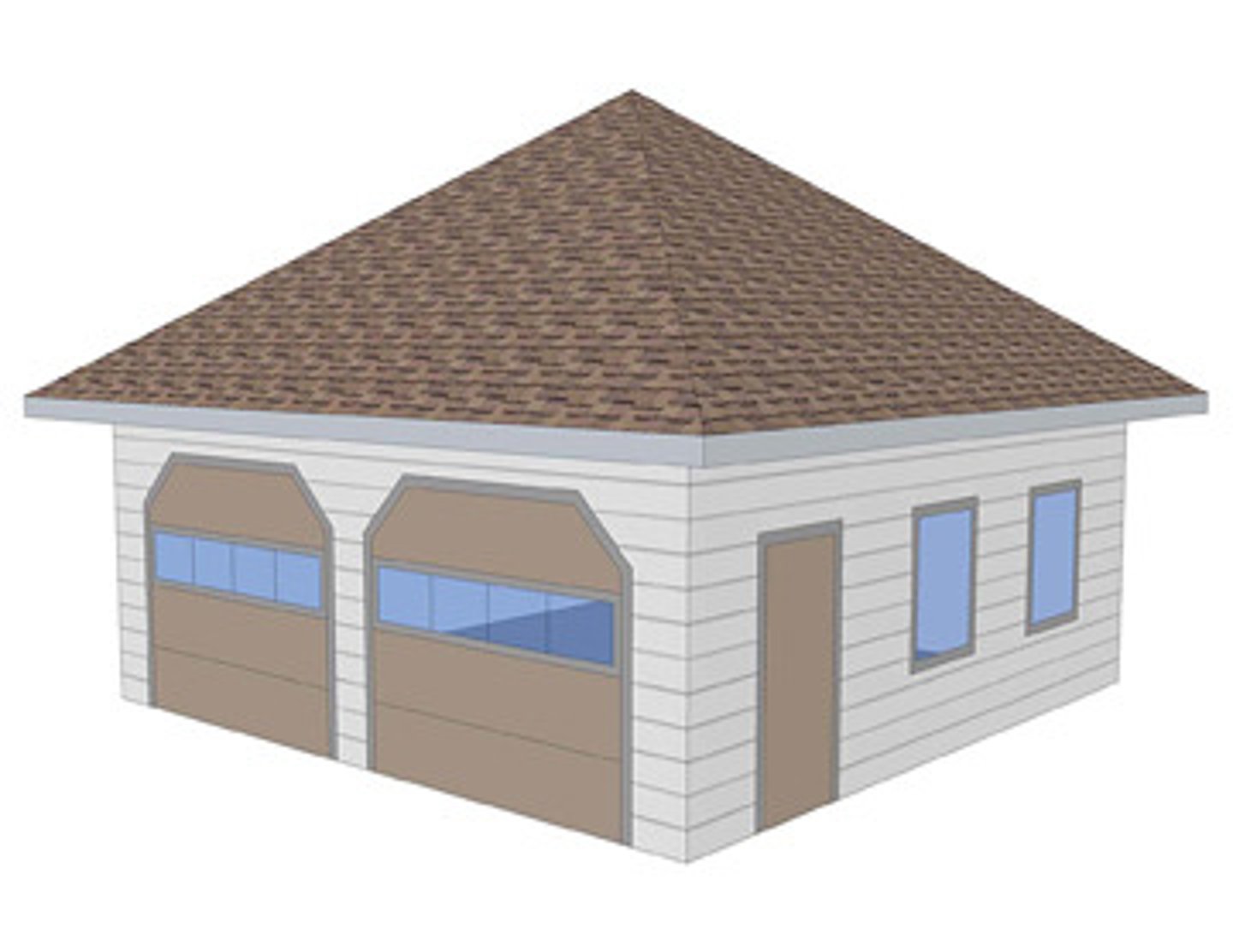 <p>Shaped like a pyramid and is used to cover a square structure</p><p>This roof form is used on almost every strip mall that has a clock tower</p>