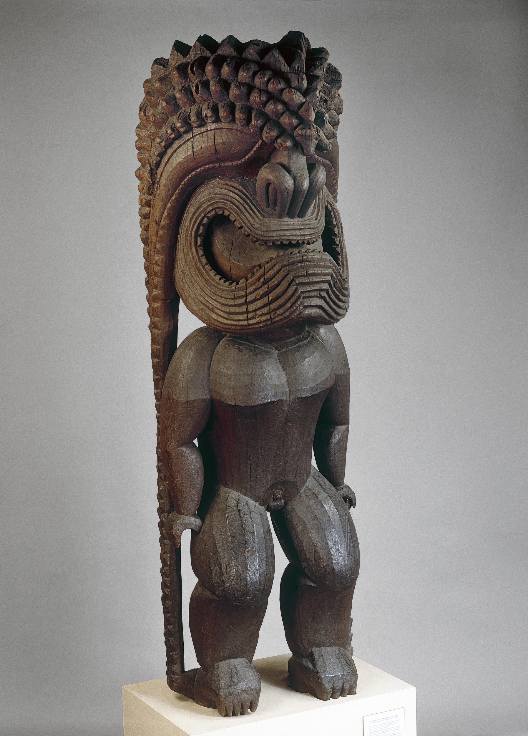 <p>Figure of the war god Ku-ka'ili-moku</p>