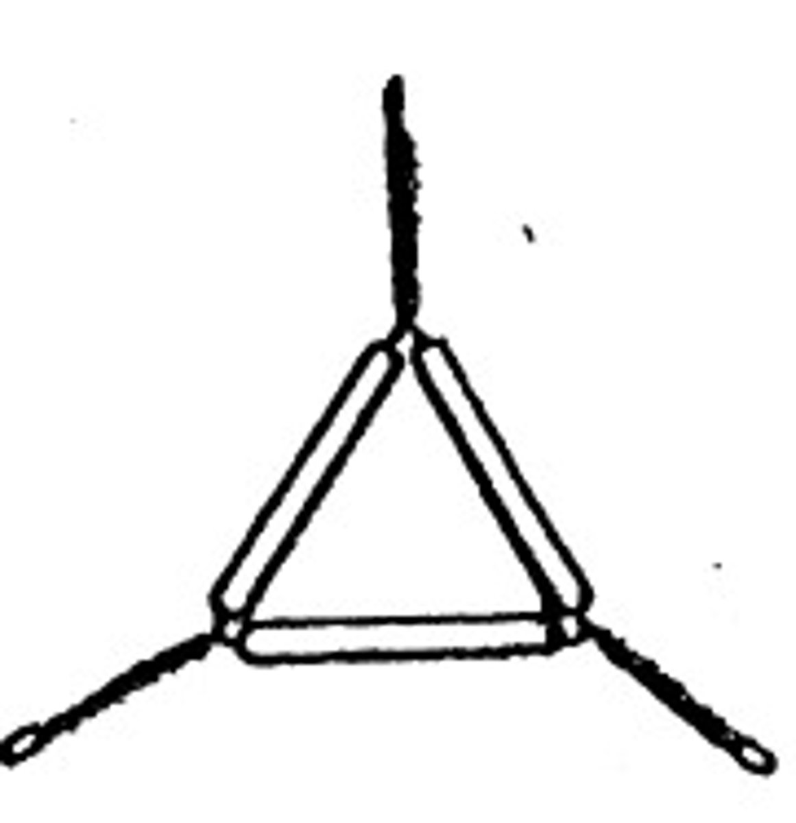 <p>Can be placed on an iron ring to provide a stage for a crucible</p>