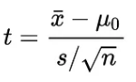 <p>df = n - 1 </p>