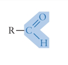 <ul><li><p>formula in picture </p></li><li><p>family: aldehydes, ketones</p></li></ul>