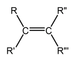 <p>A hydrocarbon containing one degree of unsaturation</p>