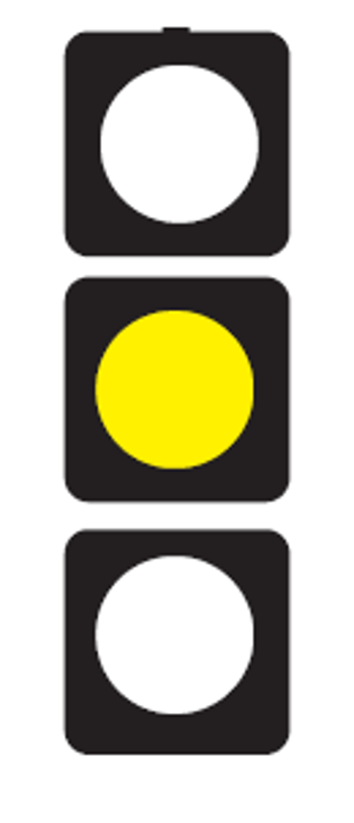 <p>Yellow Light or arrow</p>