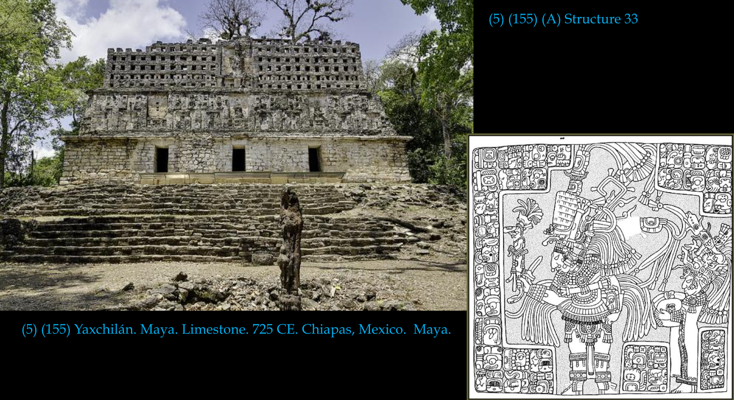 Yaxchilán
- Structure 40
- Structure 33
- Structure 23, Lintel 25
