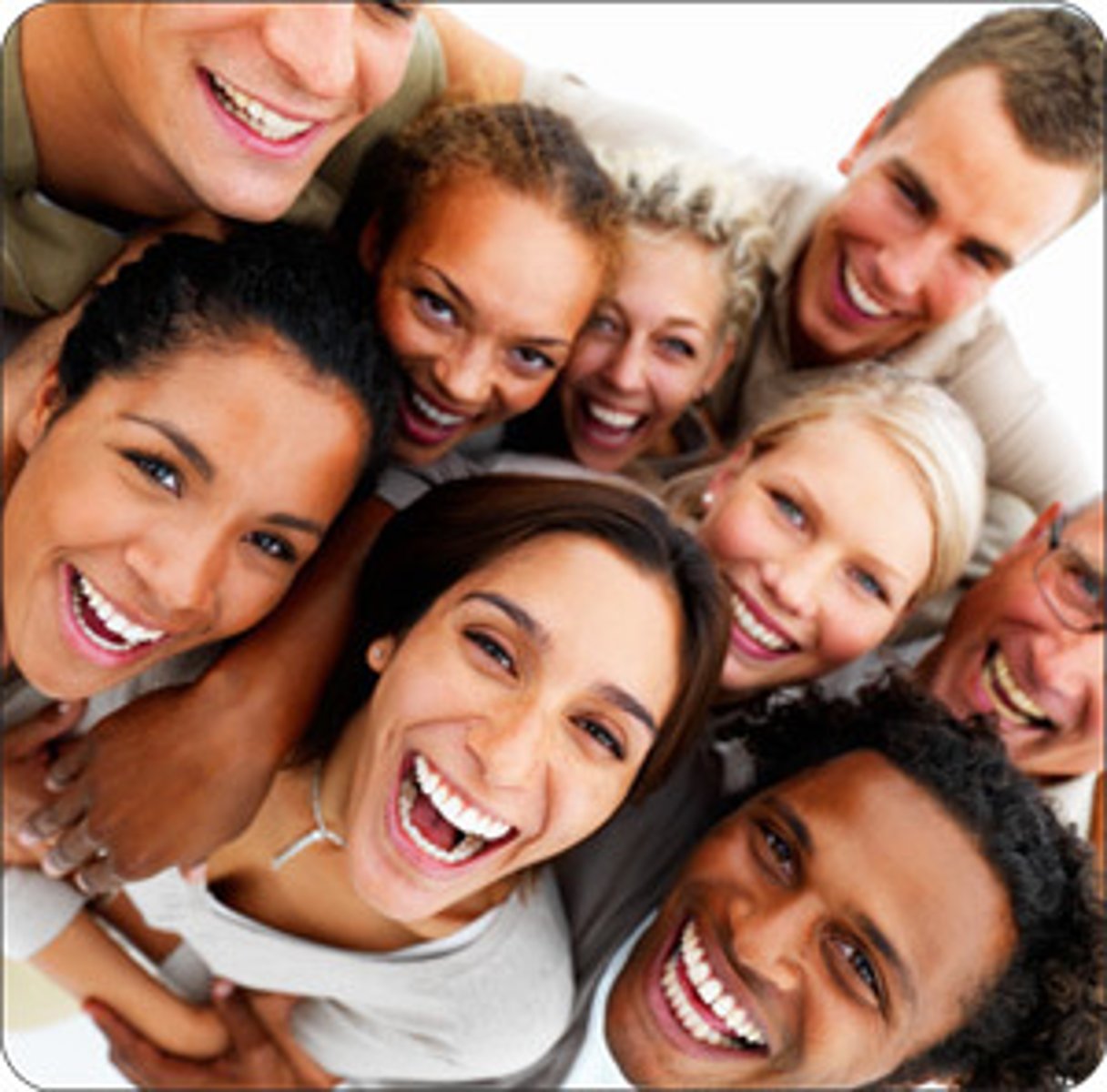 <p>feels and shows happiness, is happy</p>