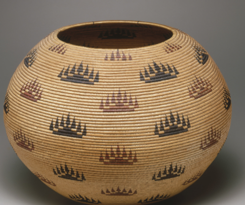 <p><span style="font-family: sans-serif">Louisa Keyser (Washoe), Basket bowl, 1907.</span></p>