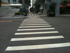 <p>A crosswalk</p>