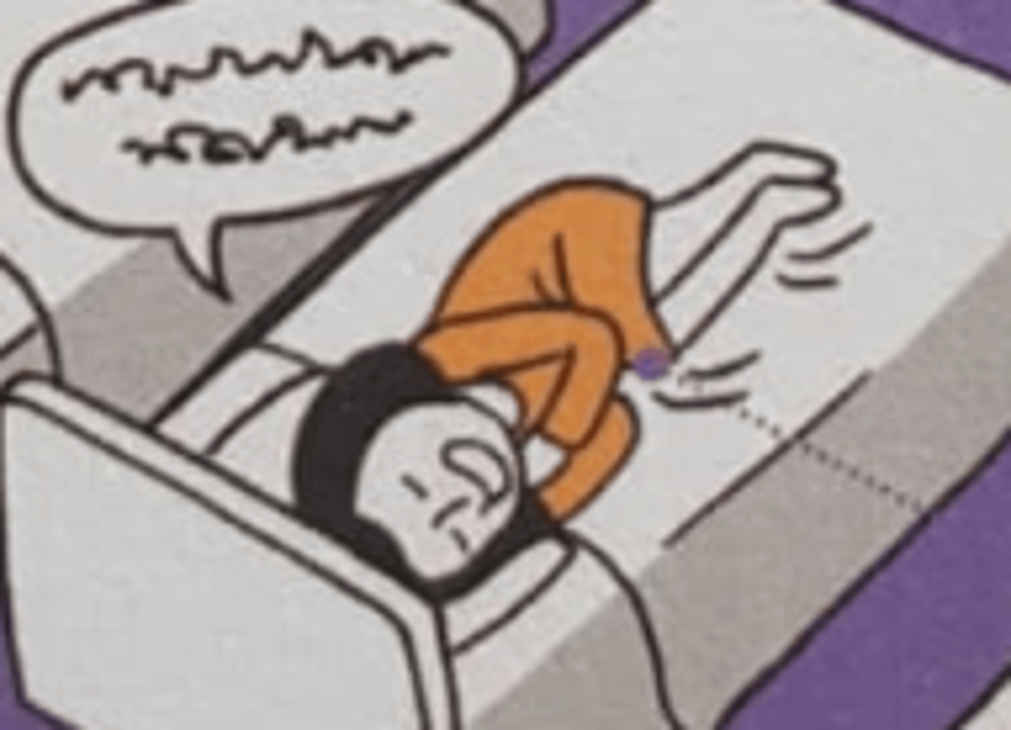 <p>to talk in one's sleep</p>