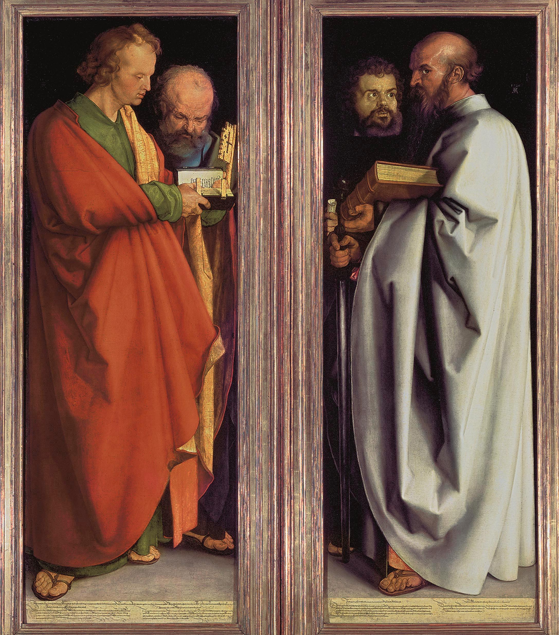 <p>The Four Apostles</p>