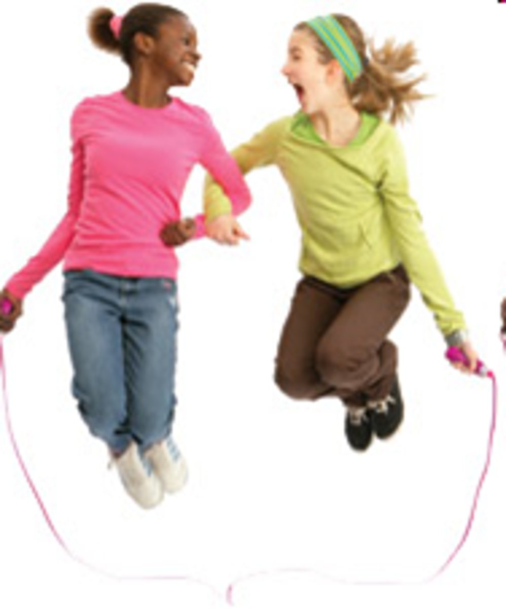 <p>to jump (rope)</p>