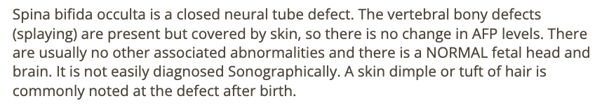 <p>a) normal AFP levels</p>
