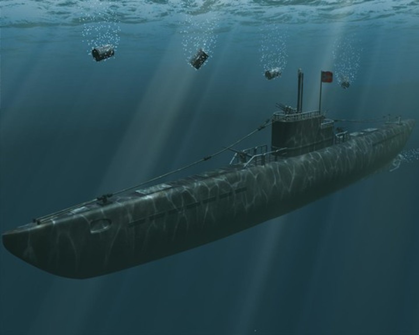 <p>German submarine</p>