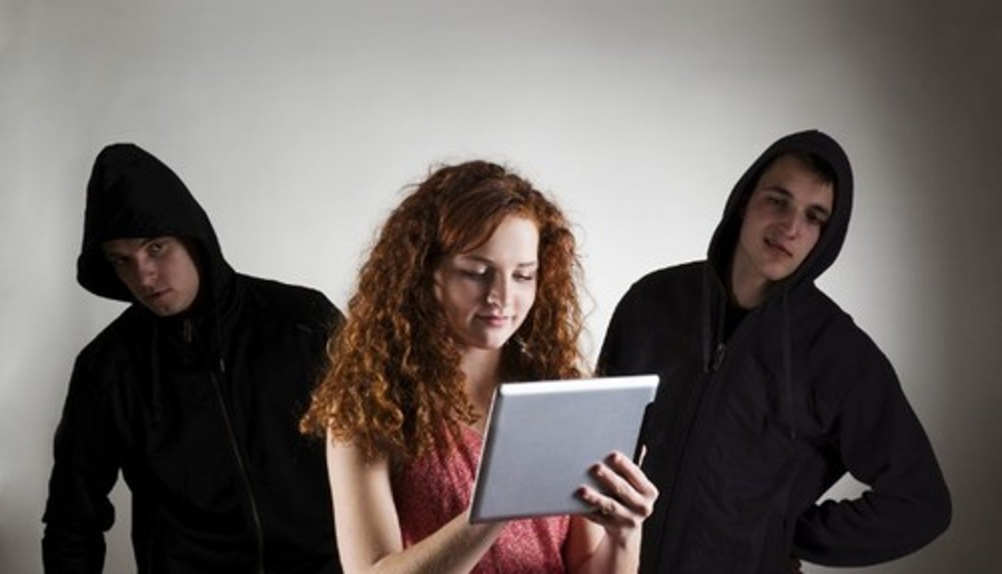 <p>Gaining compromising information through observation (as in looking over someone's shoulder).</p>