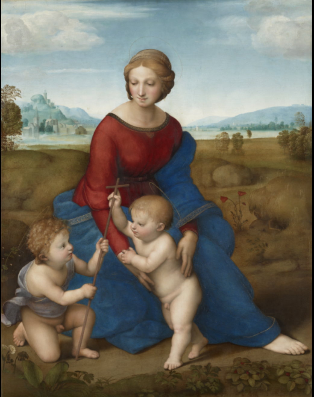 <ul><li><p>this artist more natural and organic babies actions than da Vinci’s version of this scene</p></li><li><p>More evenly lit paintings than Leonardo&nbsp;</p></li><li><p>Increasing naturalism and engagement between the Madonna and baby, this artist studies babies and moms for this</p></li></ul>