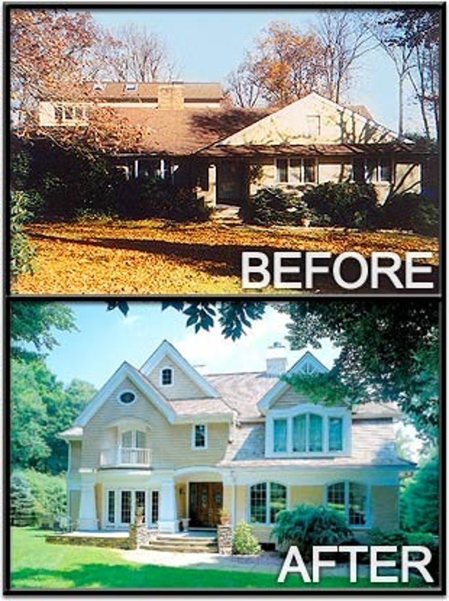 <p>v. to increase the value or beauty of something</p>