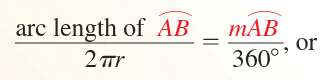 <p>for arc length,</p>