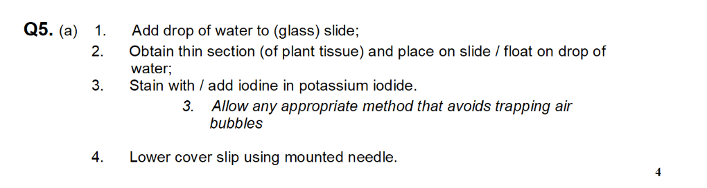 <p>This is for starch (hint: use stain) grains with an optical microscope.</p>