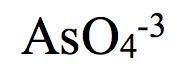 AsO4 3-