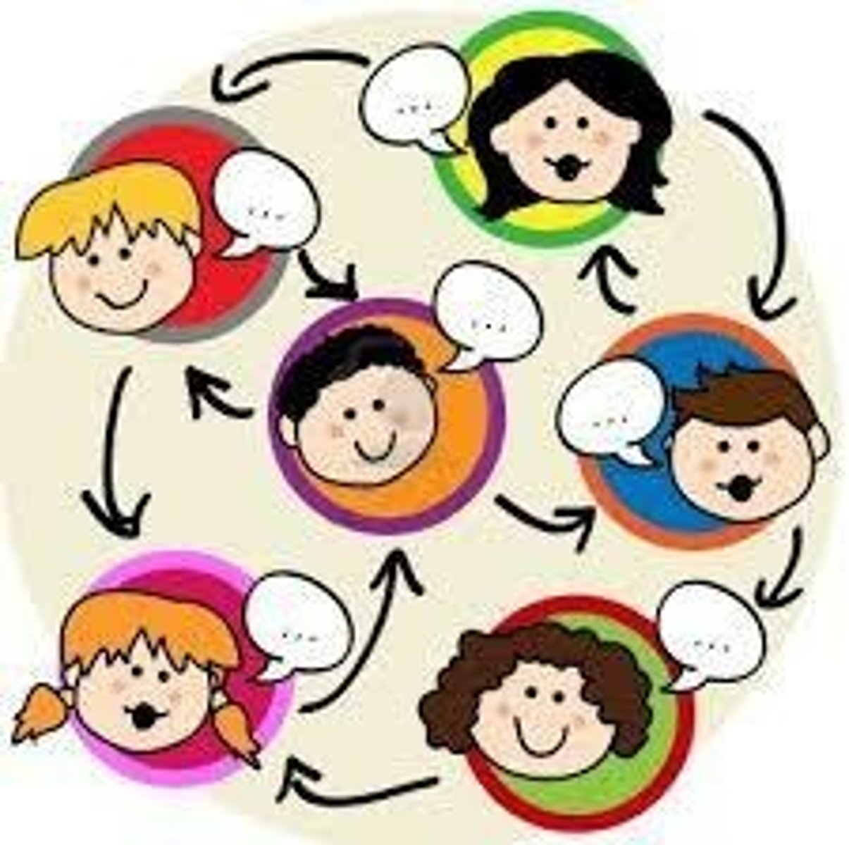 <p>Acción de comunicarse o trabajar con otros.</p>