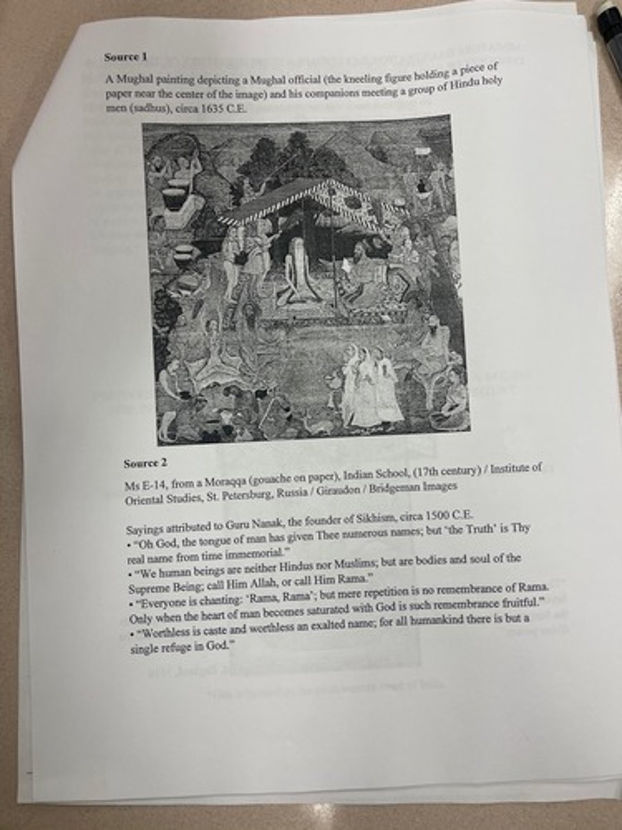 <p>(D) It offered a set of principles around which all Indians could rally in resisting British imperial encroachment</p>