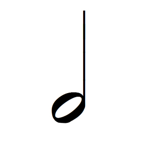<p><strong>Minim </strong>- Half Note - 1/2</p>