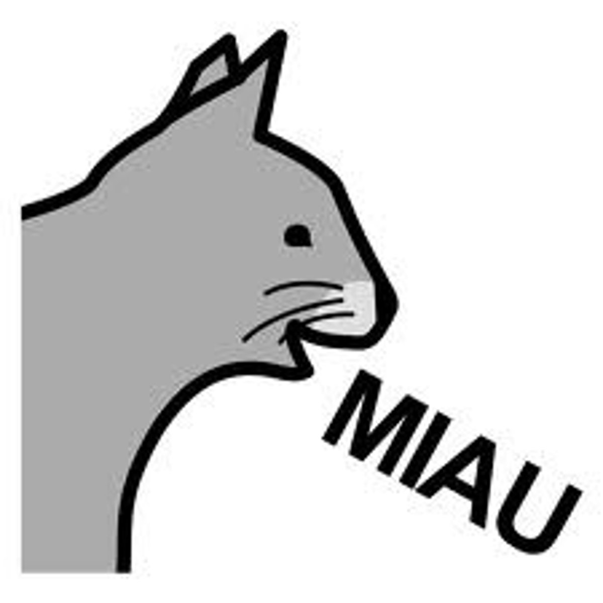 <p>to meow (like a cat)</p>
