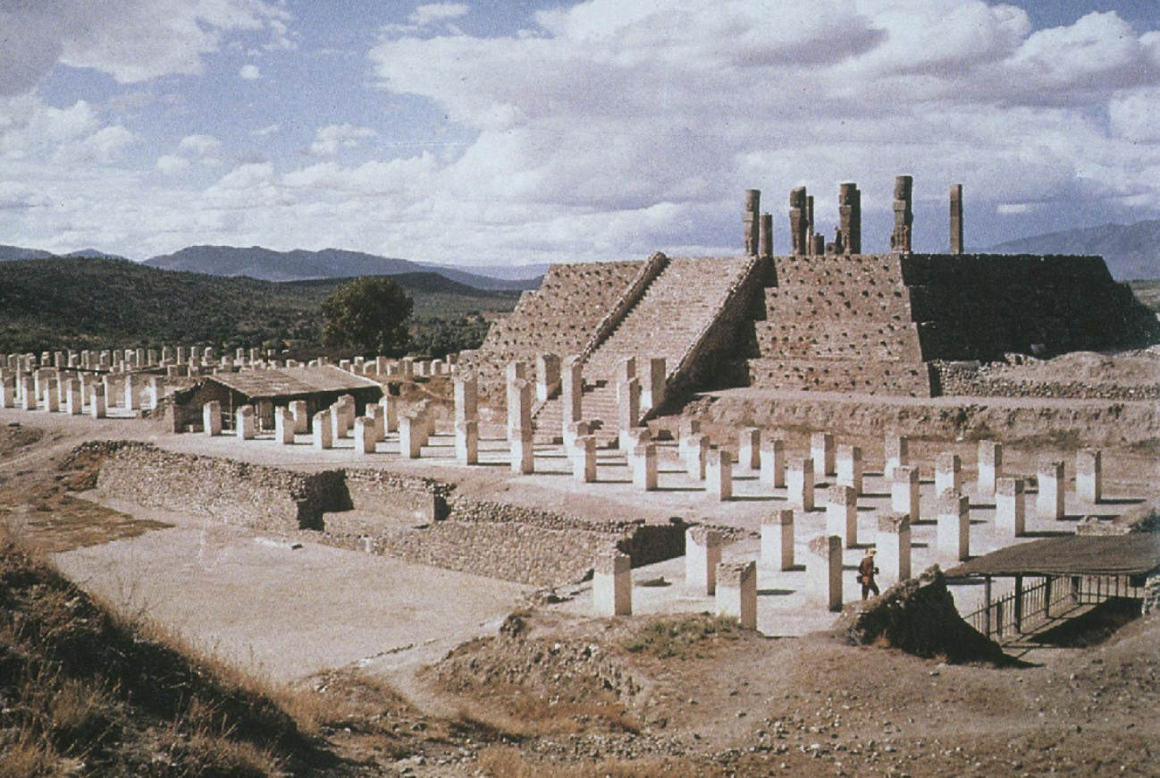 <p><span>Different that <strong><em>Temple of the Feathered Serpent</em></strong> bc tablero-talud wasn’t used. Similar to it bc of tenon heads (eroded so we don’t know what they are)</span></p>